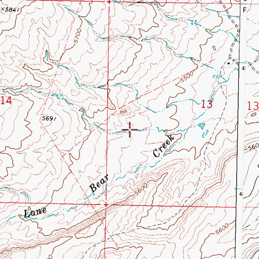 Topographic Map of Kidd Ranch Number Twenty-three Mine, WY