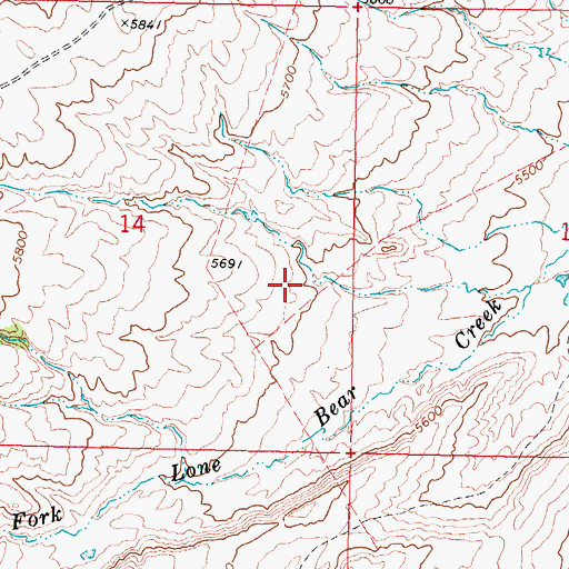Topographic Map of Kidd Ranch Number Twenty-four Mine, WY