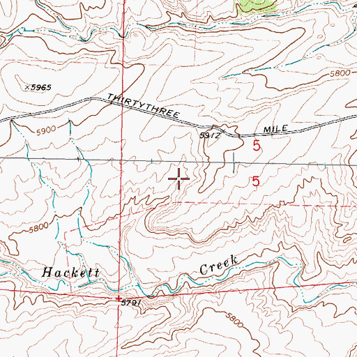 Topographic Map of Kidd Ranch Number Thirty-one Mine, WY