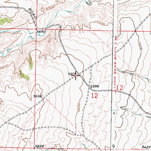 Topographic Map of Kidd Ranch Number Twenty-three Mine, WY