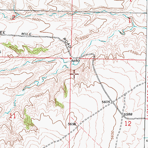 Topographic Map of Kidd Ranch Number Twenty-four Mine, WY