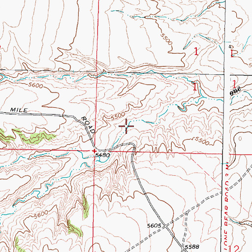 Topographic Map of Kidd Ranch Number Twenty-six Mine, WY