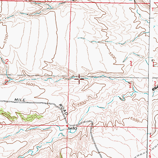 Topographic Map of Kidd Ranch Number Twenty-eight Mine, WY