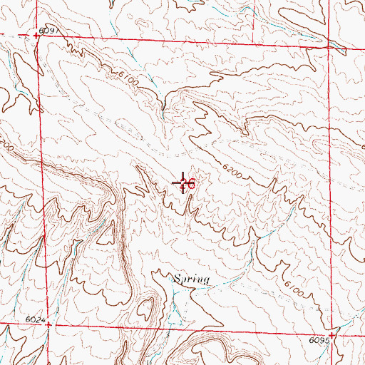 Topographic Map of Kidd Ranch Number Two Mine, WY