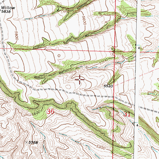 Topographic Map of Kidd Ranch Number Twenty-nine Mine, WY