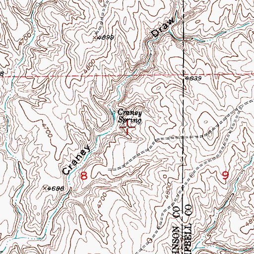 Topographic Map of P Claim Mine, WY
