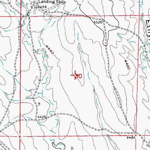 Topographic Map of Sunset Claim Group Mine, WY