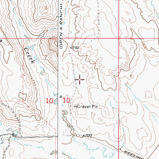 Topographic Map of Locality Number Seventy Mine, WY