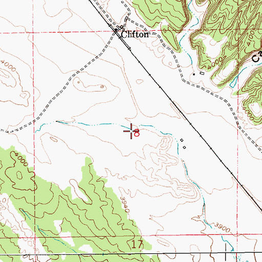 Topographic Map of Foster Mine, WY