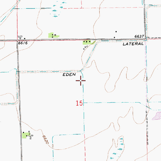 Topographic Map of State Highway Department Mine, WY