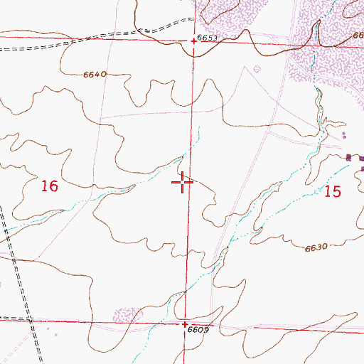 Topographic Map of Sweetwater Uranium Project Mine, WY