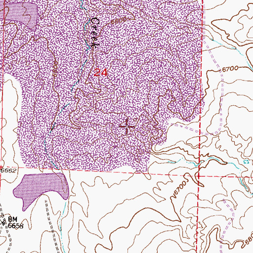 Topographic Map of Day Number Twenty-six Mine, WY