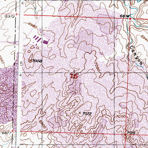 Topographic Map of Pit A-Ten, WY