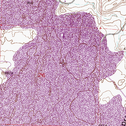 Topographic Map of Jay Z Mine, WY