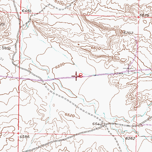 Topographic Map of Sailboat Number One Mine, WY