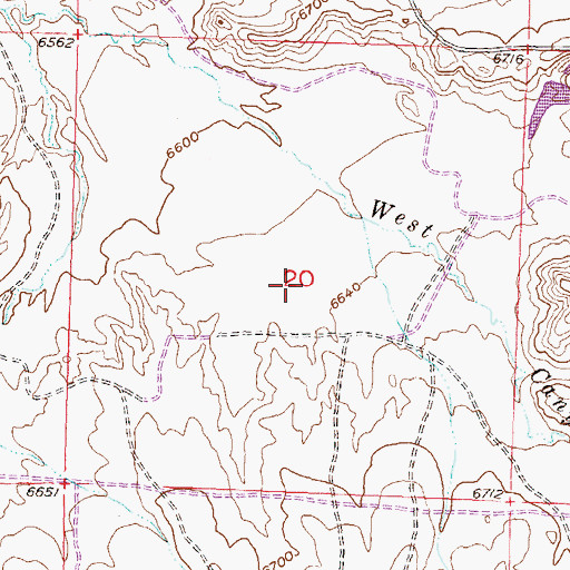 Topographic Map of Silver Spider Number Two Mine, WY