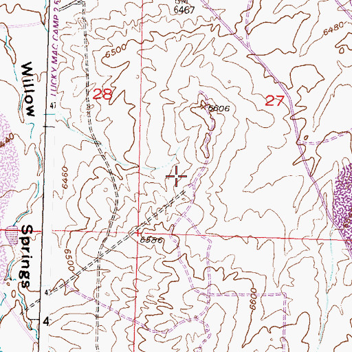 Topographic Map of Stan Number One Mine, WY