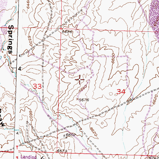 Topographic Map of Stan Number Nine Mine, WY