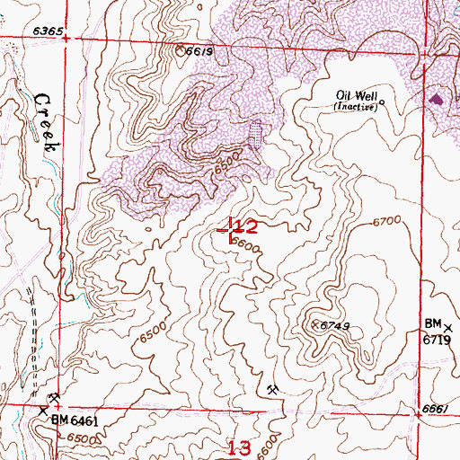 Topographic Map of Idiots Delight Mine, WY