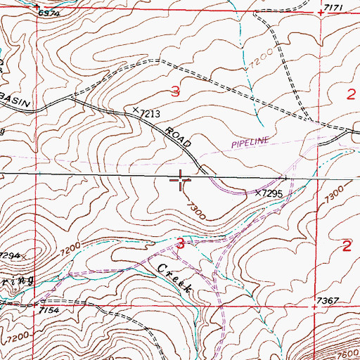 Topographic Map of Dee Number One Claim, WY