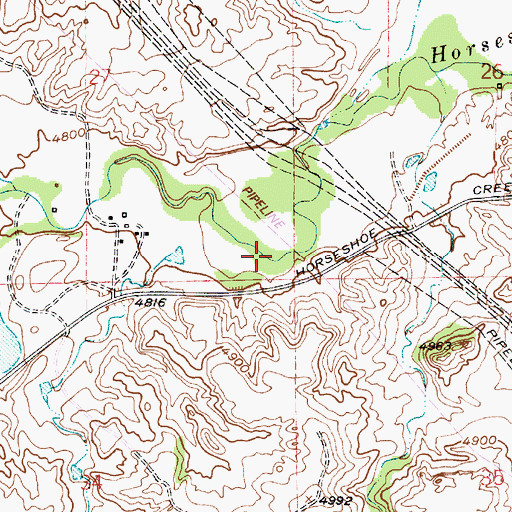 Topographic Map of Cassa Area Mine, WY