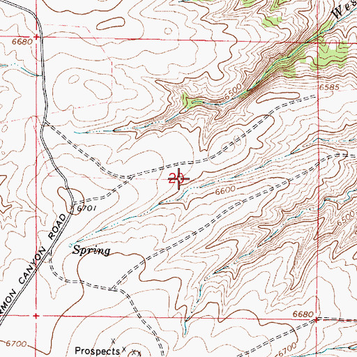 Topographic Map of Stardust Claim, WY