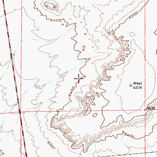 Topographic Map of John Hay Junior Number One Mine, WY