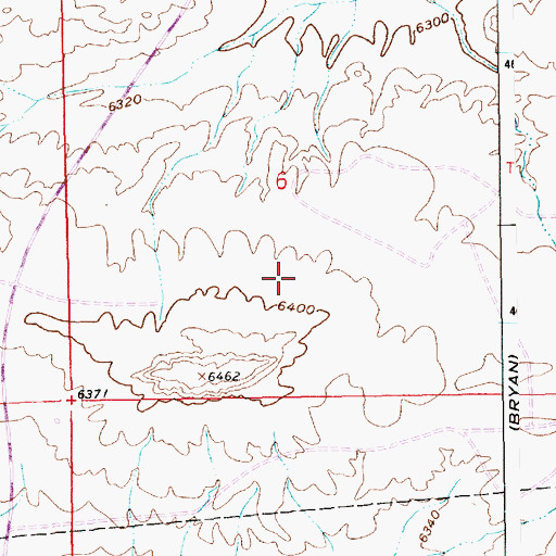 Topographic Map of Potash Company of America Number One Mine, WY