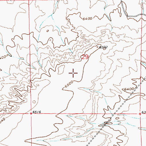 Topographic Map of Westvaco Number Eight Mine, WY