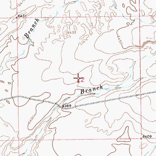 Topographic Map of Stauffer Chemical Company Big Island Number Twelve Mine, WY