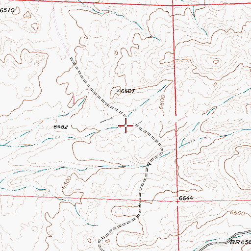 Topographic Map of Routh Pit Number Two and Three, WY