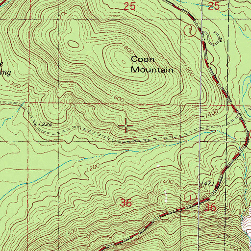 Topographic Map of Robert S Kerr Arboretum, OK