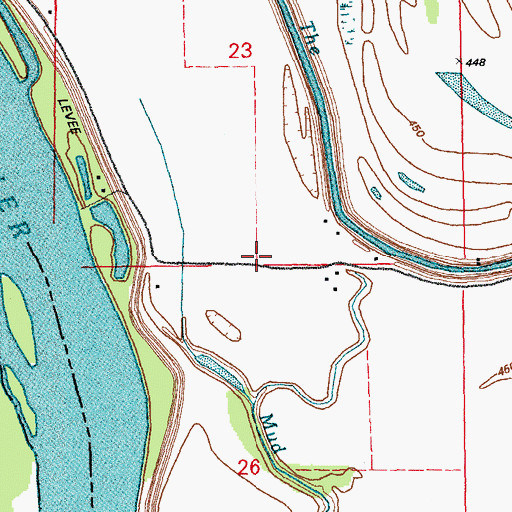 Topographic Map of Gilgal School (historical), IL