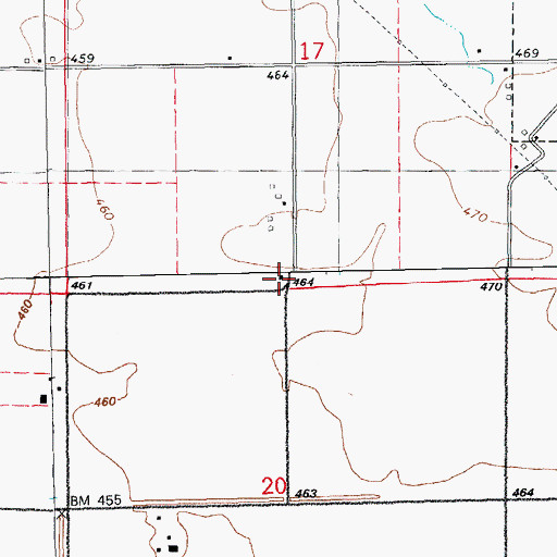 Topographic Map of Prairie School (historical), IL