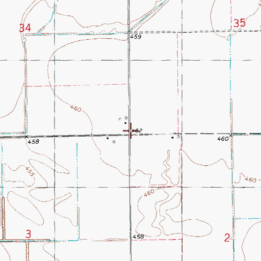Topographic Map of Shinn School (historical), IL