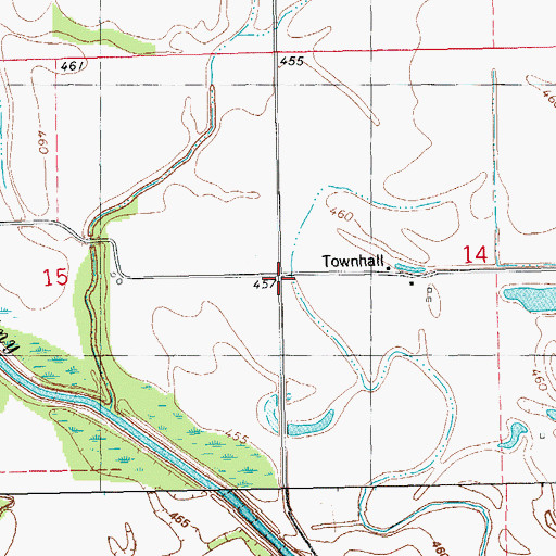 Topographic Map of Wike Chapel School (historical), IL