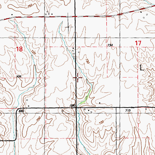 Topographic Map of Arasmith School (historical), IL