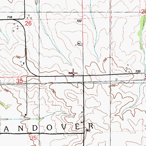 Topographic Map of Unionville School (historical), IL