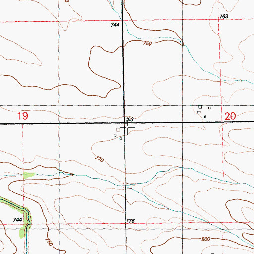 Topographic Map of Wilson School (historical), IL