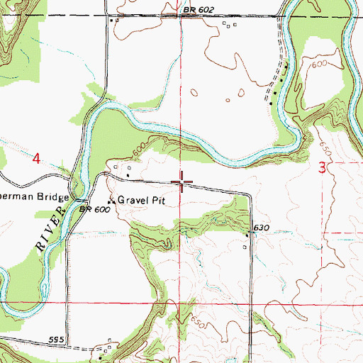 Topographic Map of Amerman School (historical), IL