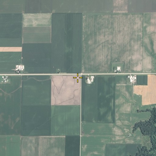 Aerial/Satellite Image of Broadway School (historical), IL