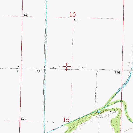 Topographic Map of Cloverleaf School (historical), IL