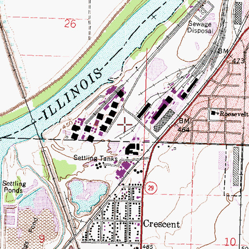 Topographic Map of Dead Lake (historical), IL