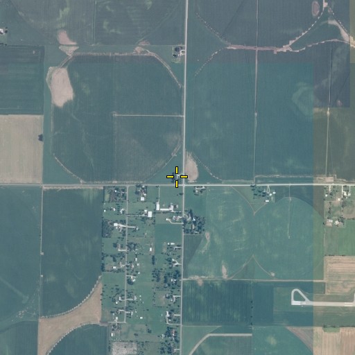 Aerial/Satellite Image of Eidman School (historical), IL
