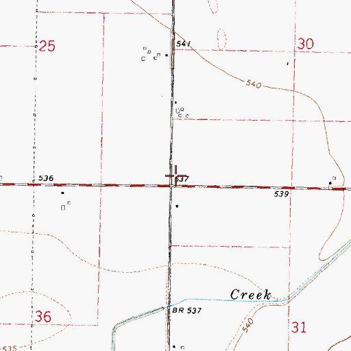 Topographic Map of Meixsell School (historical), IL