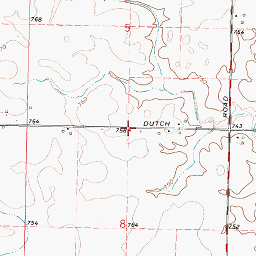 Topographic Map of Stormer School (historical), IL