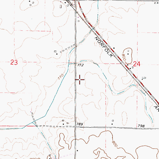 Topographic Map of Belvidere School (historical), IL