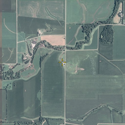 Aerial/Satellite Image of Diamond Grove Cemetery, IL