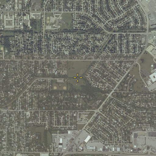 Aerial/Satellite Image of Ewing Park, IL