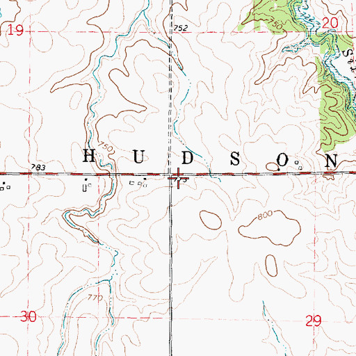 Topographic Map of Holder School (historical), IL